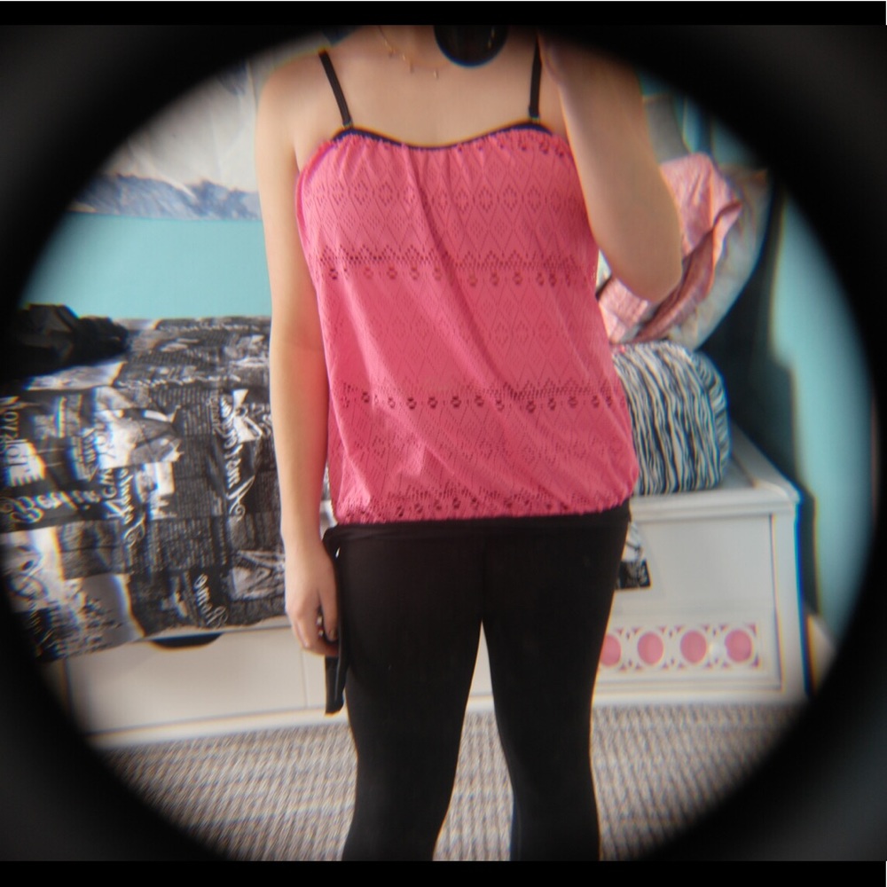 Pink Swim Top